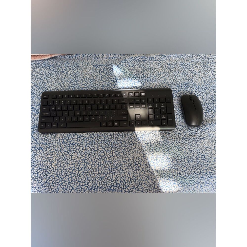 Wireless Keyboard and Mouse Combo - Black